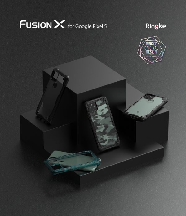 Op lung Google Pixel 5 Ringke Fusion X 05 bengovn