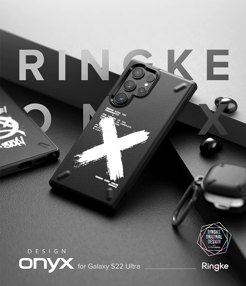 Op lung Samsung Galaxy S22 Ultra Ringke Onyx Design 04 bengovn