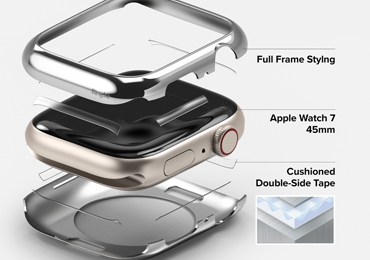 Vỏ thép Ringke Full Frame cho Apple Watch 7 đã ra mắt!