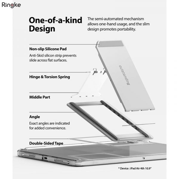 Ốp lưng kèm chân dựng iPad Air 5 Ringke Fusion Outstanding