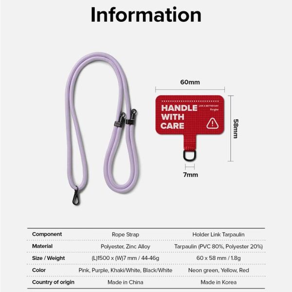 RINGKE Holder Link Strap | Tarpaulin Red