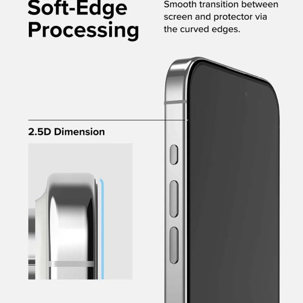 dán cường lực iphone 15 pro max ringke screen protector tempered glass