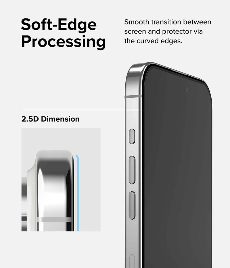 dán cường lực iphone 15 pro max ringke screen protector tempered glass