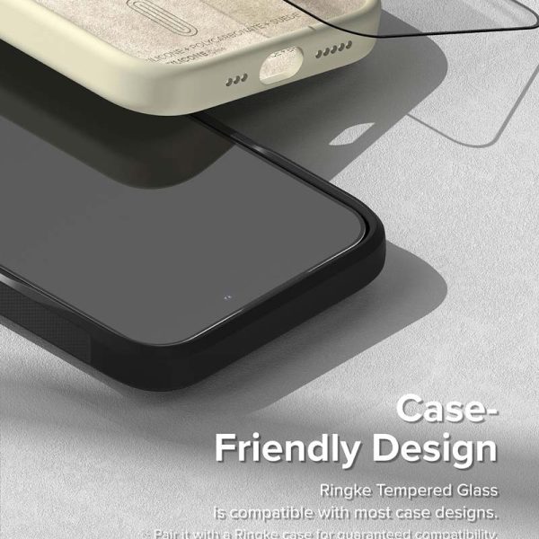 dán cường lực iphone 15 pro max ringke screen protector tempered glass