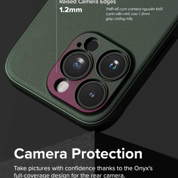 ốp lưng iphone 15 pro max ringke onyx