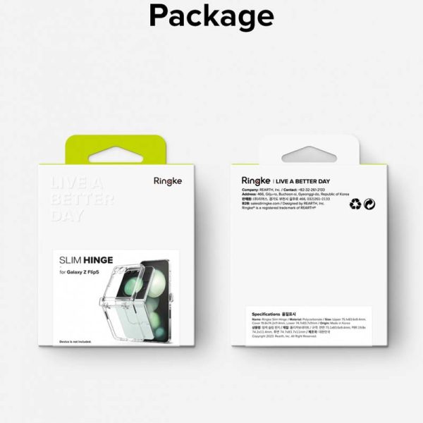 ốp lưng samsung galaxy z flip 5 ringke slim hinge