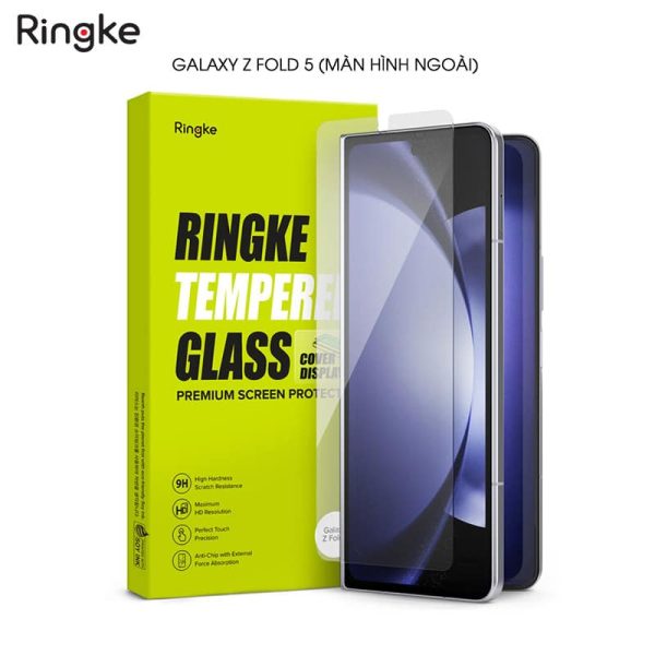 dán cường lực galaxy z fold 5 ringke cover display glass màn hình ngoài