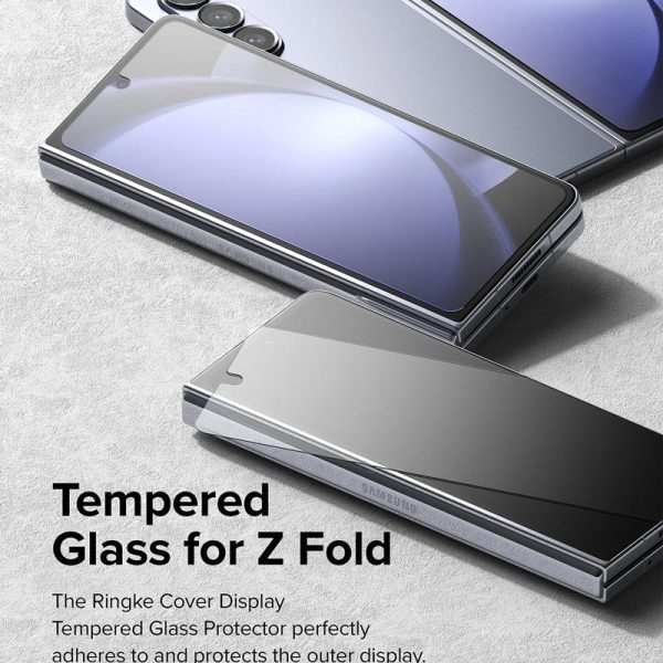 dán cường lực galaxy z fold 5 ringke cover display glass màn hình ngoài