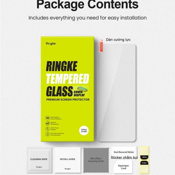 dan cuong luc man hinh ngoai galaxy z fold 5 ringke cover display glass 11