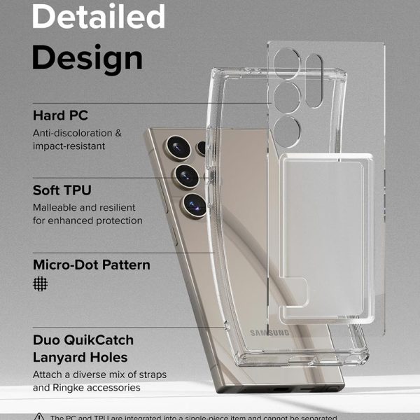 Ốp lưng Samsung Galaxy S24 Ultra RINGKE Fusion Card