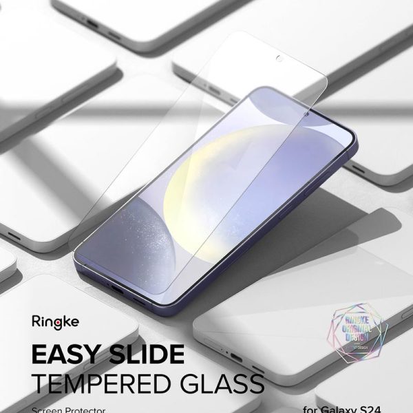 dán cường lực Samsung galaxy s24 ringke easy slide tempered glass