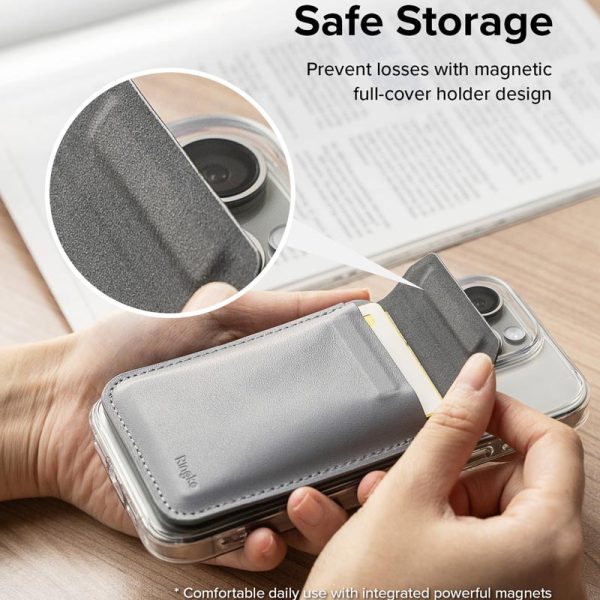 ví kiêm giá đỡ ringke stand wallet magnetic