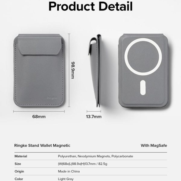 ví kiêm giá đỡ ringke stand wallet magnetic