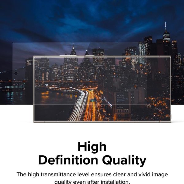 dán cường lực Samsung Galaxy S24 Ultra Ringke Easy Slide Tempered Glass