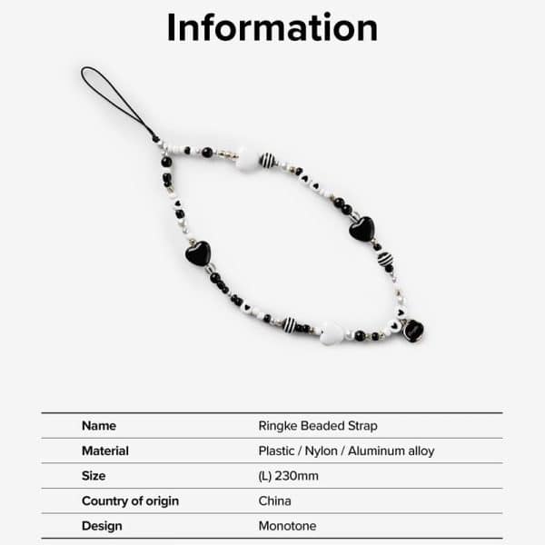 dây đeo điện thoại ringke beaded strap