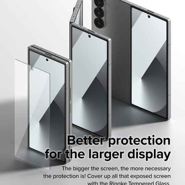 [Combo 2] Dán cường lực Samsung Galaxy Z Fold 6 RINGKE Cover Display Tempered Glass (Màn hình ngoài)