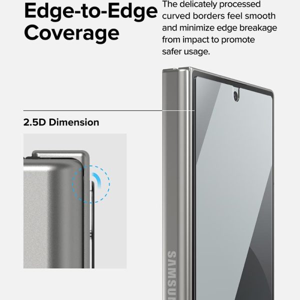 [Combo 2] Dán cường lực Samsung Galaxy Z Fold 6 RINGKE Cover Display Tempered Glass (Màn hình ngoài)