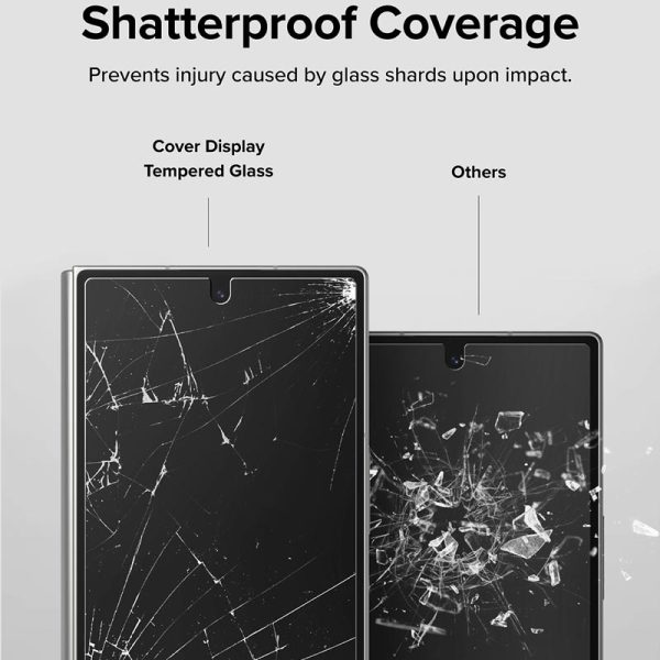 [Combo 2] Dán cường lực Samsung Galaxy Z Fold 6 RINGKE Cover Display Tempered Glass (Màn hình ngoài)