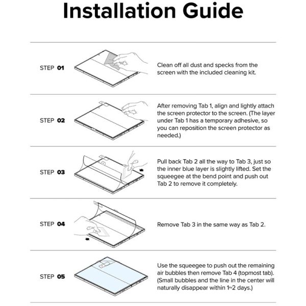 dán màn hình Samsung Galaxy Z Fold 6 Ringke Dual Easy Film