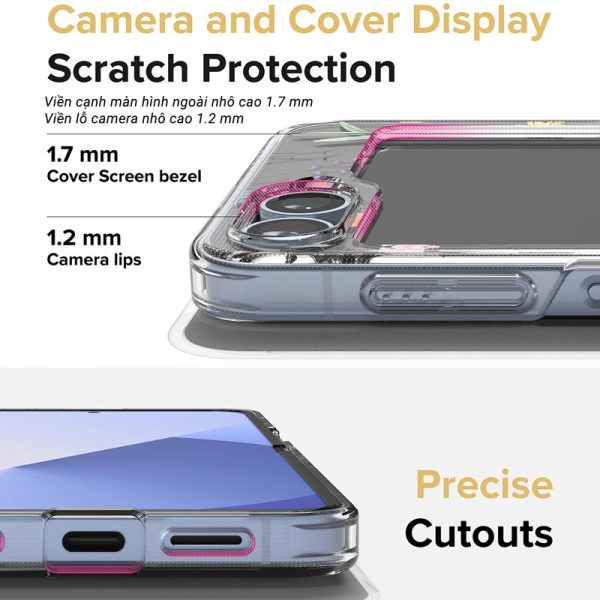 Ốp lưng Samsung Galaxy Z Flip 6 Ringke Fusion Design