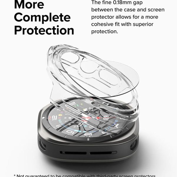 vỏ ốp kèm dán cường lực Galaxy Watch Ultra Ringke Slim & Glass