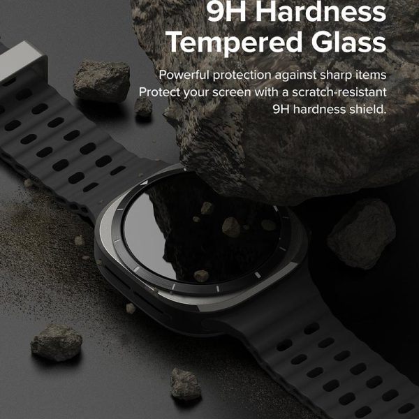 vỏ ốp kèm dán cường lực Galaxy Watch Ultra Ringke Slim & Glass