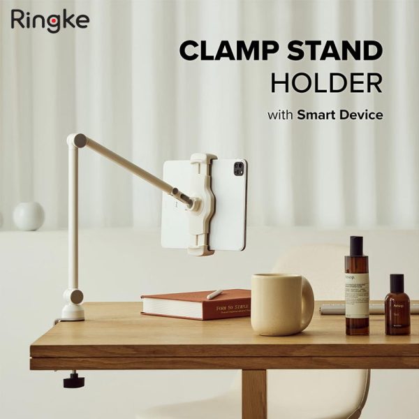 giá đỡ điện thoại, máy tính bảng ringke clamp stand holder