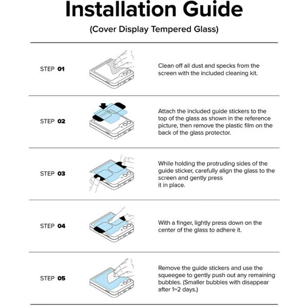 bộ dán màn hình Samsung galaxy z flip 6 ringke 3-in-1 protector