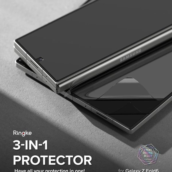 bộ dán màn hình samsung galaxy z fold 6 ringke 3-in-1 protector