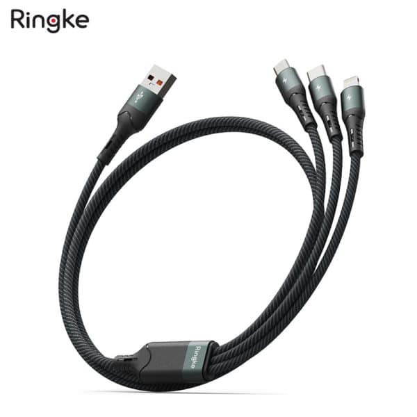 cáp sạc nhanh đa năng ringke 3-in-1 fast charging multi cable