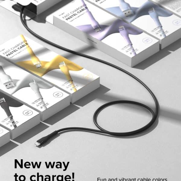 cáp sạc nhanh ringke fast charging pastel cable c-to-c