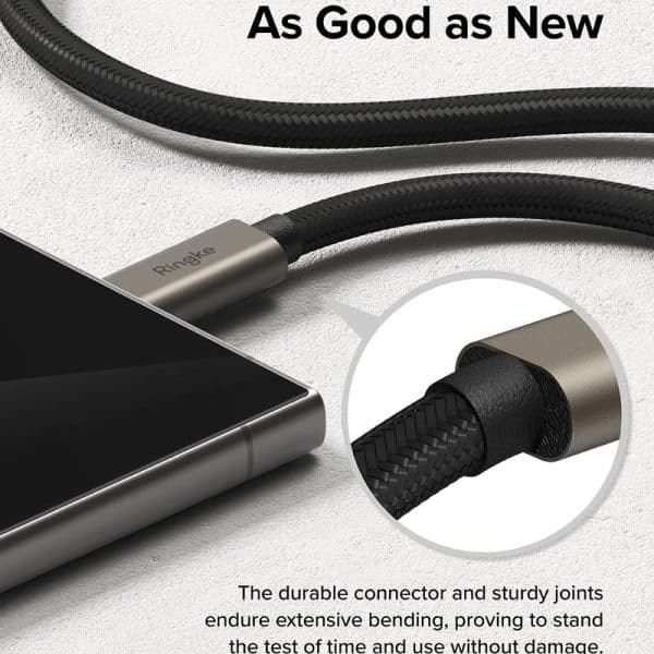 cáp sạc nhanh Ringke USB-3.2 Gen 2X2 USB-C Cable