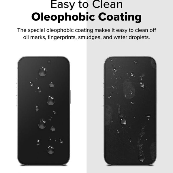 dán cường lực chống nhìn trộm iPhone 16 plus ringke easy slide privacy tempered glass