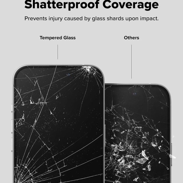 dán cường lực iPhone 16/iPhone 15 ringke easy slide tempered glass