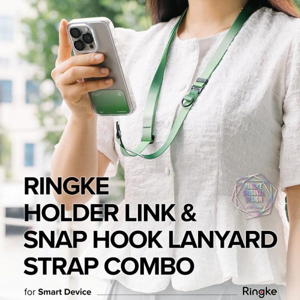dây đeo Ringke Holder Link & Snap Hook Lanyard Strap
