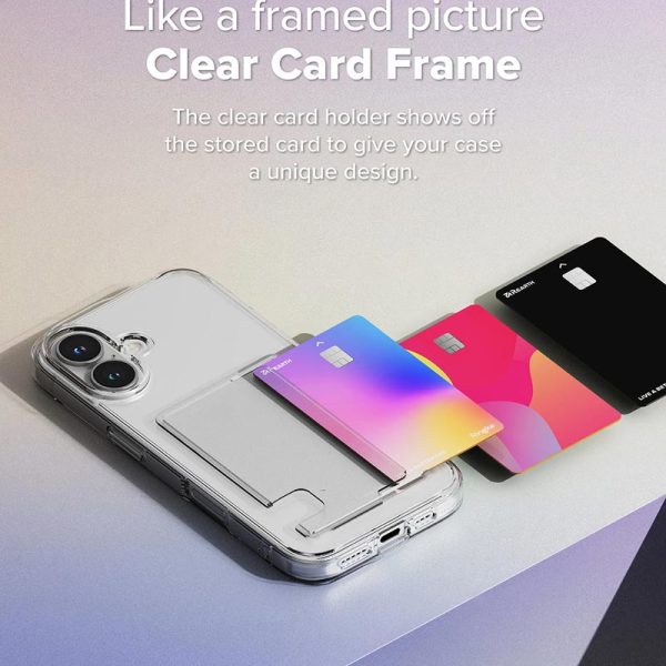 ốp lưng iPhone 16 plus ringke fusion card