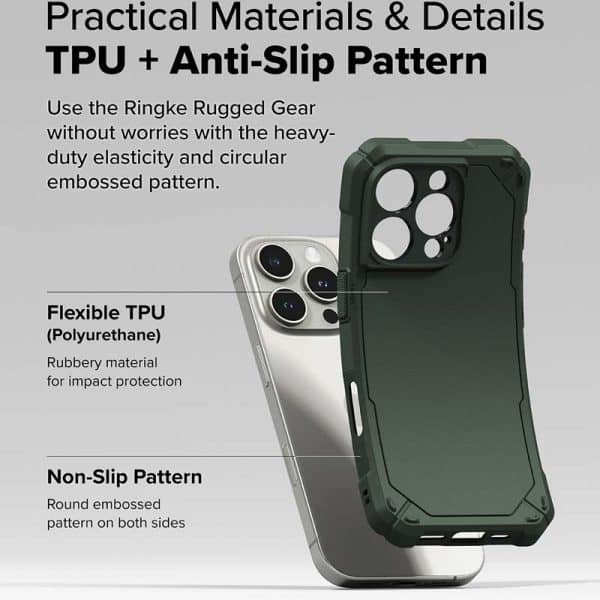 ốp lưng iPhone 16 Pro Max Ringke Rugged Gear Magnetic