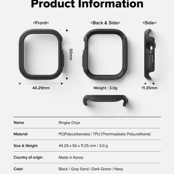 Ốp Apple Watch 10 RINGKE Onyx