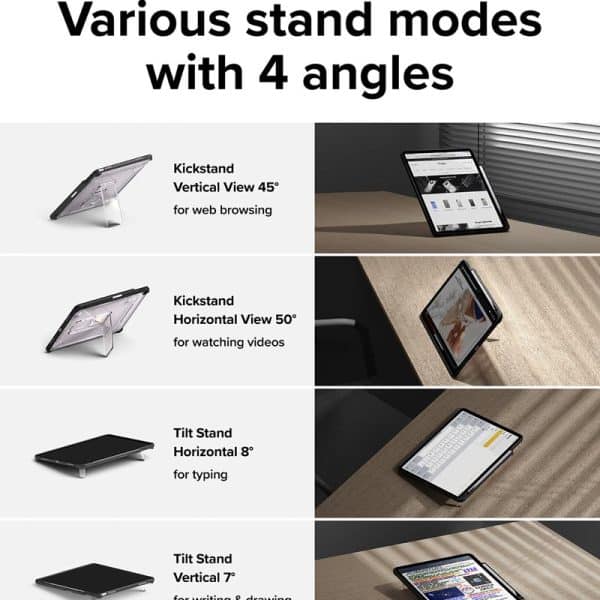 ốp lưng iPad Air 6 M2 13-inch Ringke Fusion Sketch Stand