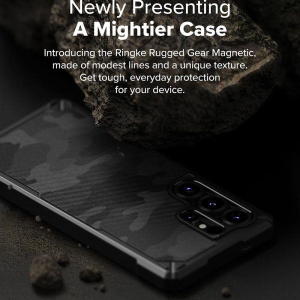 Ốp lưng Samsung Galaxy S25 Ultra RINGKE Rugged Gear Magnetic