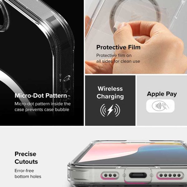 Ốp lưng iPhone 16e RINGKE Fusion Magnetic