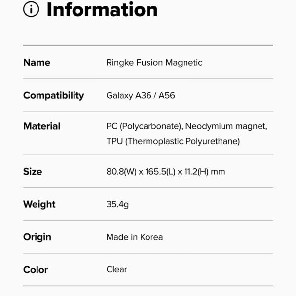 ốp lưng Samsung Galaxy A56 & A36 Ringke Fusion Magnetic