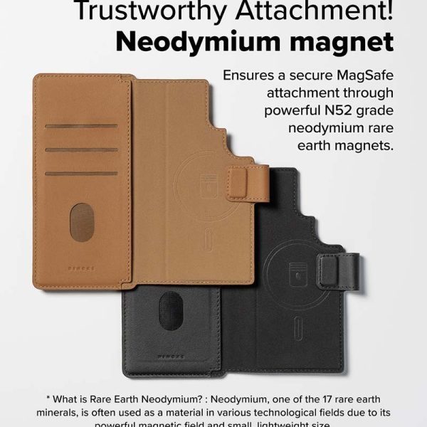 Ví từ tính RINGKE Folio Grip Wallet Magnetic cho S25 Ultra/S24 Ultra