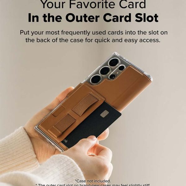 Ví từ tính RINGKE Folio Grip Wallet Magnetic cho S25 Ultra/S24 Ultra
