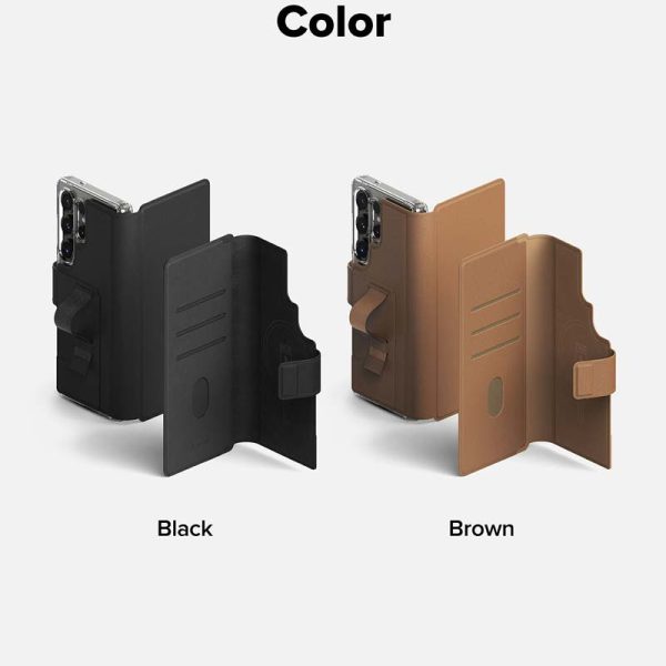 Ví từ tính RINGKE Folio Grip Wallet Magnetic cho S25 Ultra/S24 Ultra