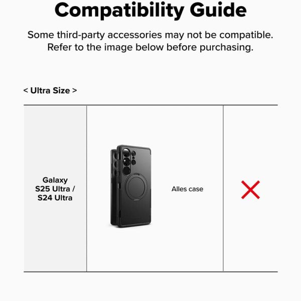 Ví từ tính RINGKE Folio Grip Wallet Magnetic cho S25 Ultra/S24 Ultra