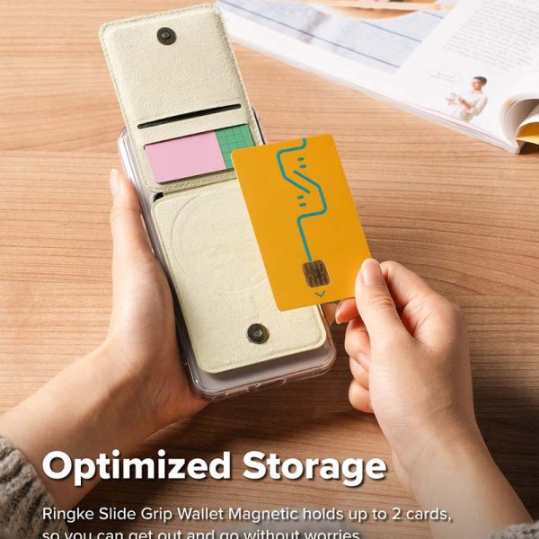 ví kiêm giá đỡ ringke slide grip wallet magnetic