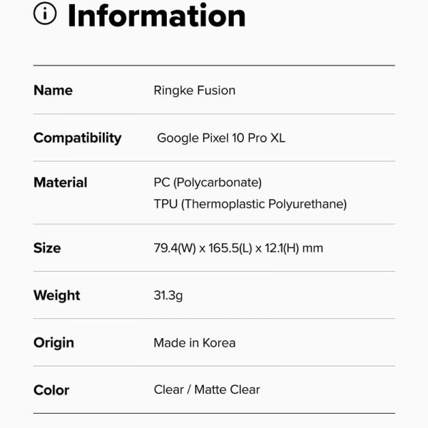 op lung google pixel 10 pro xl ringke fusion content 12