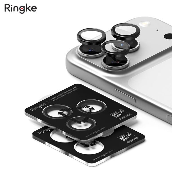 Dán camera iPhone 17 Pro Max / 17 Pro Ringke Lens Frame Glass