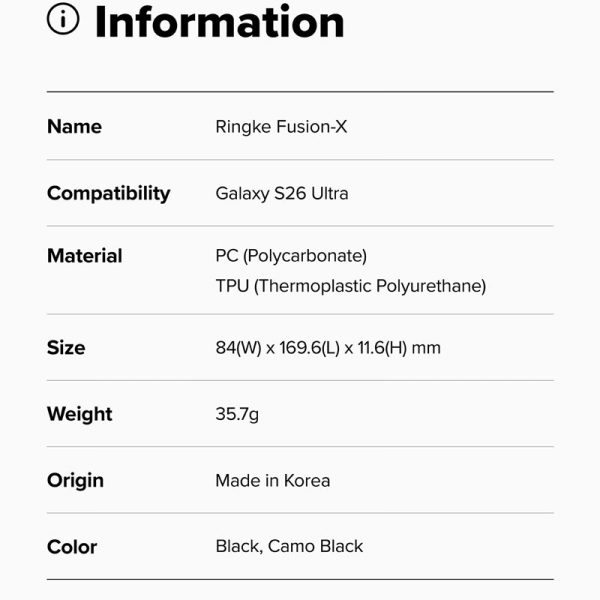op lung samsung galaxy s26 ultra ringke fusion x conent 12